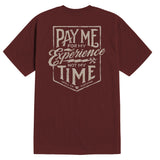 Men's Pay Me T-Shirt | Color: Port