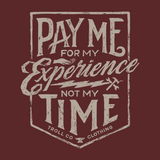 Men's Pay Me Hoodie | Color: Port