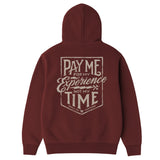 Men's Pay Me Hoodie | Color: Port