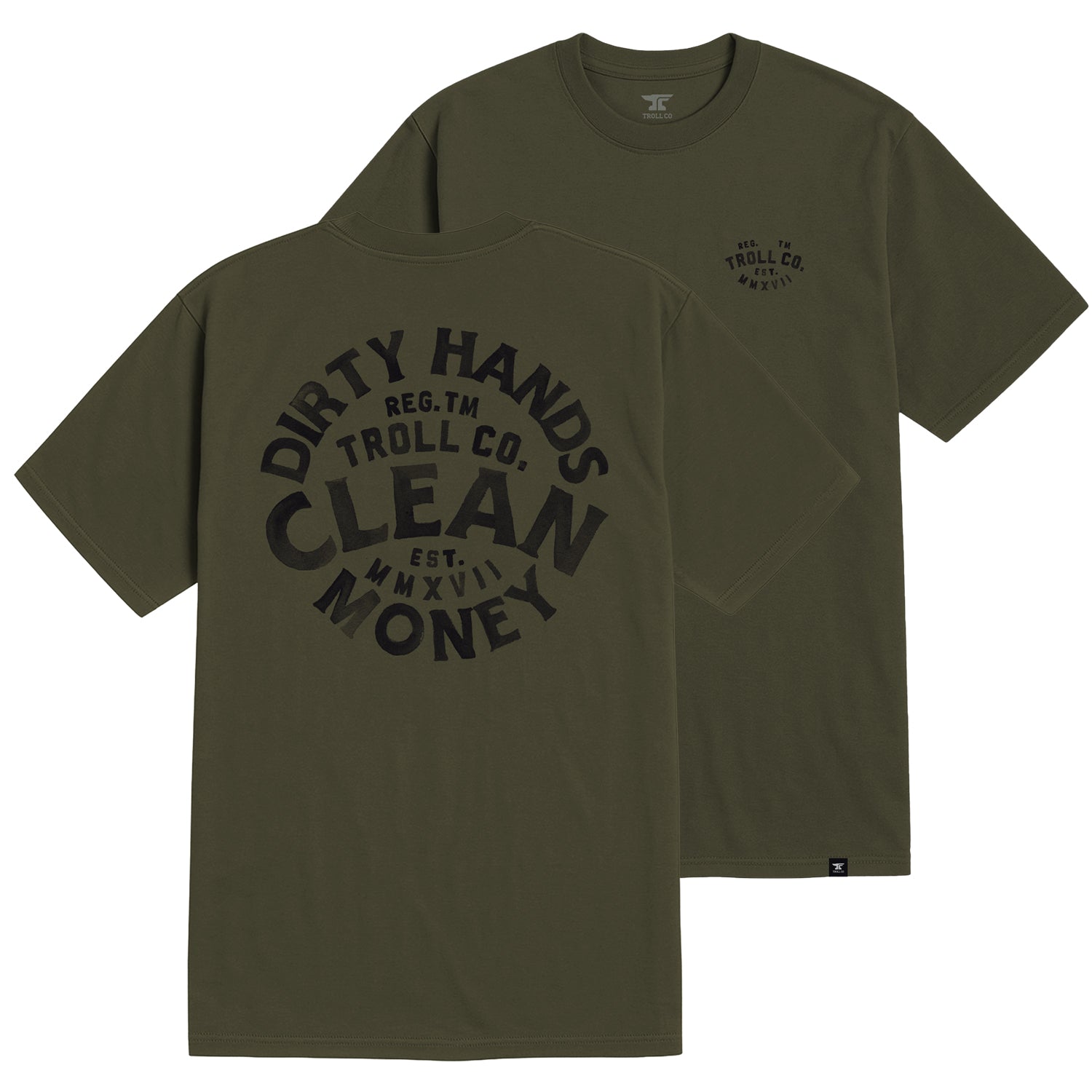 Men's DHCM Elixir T-Shirt | Color: Military Green