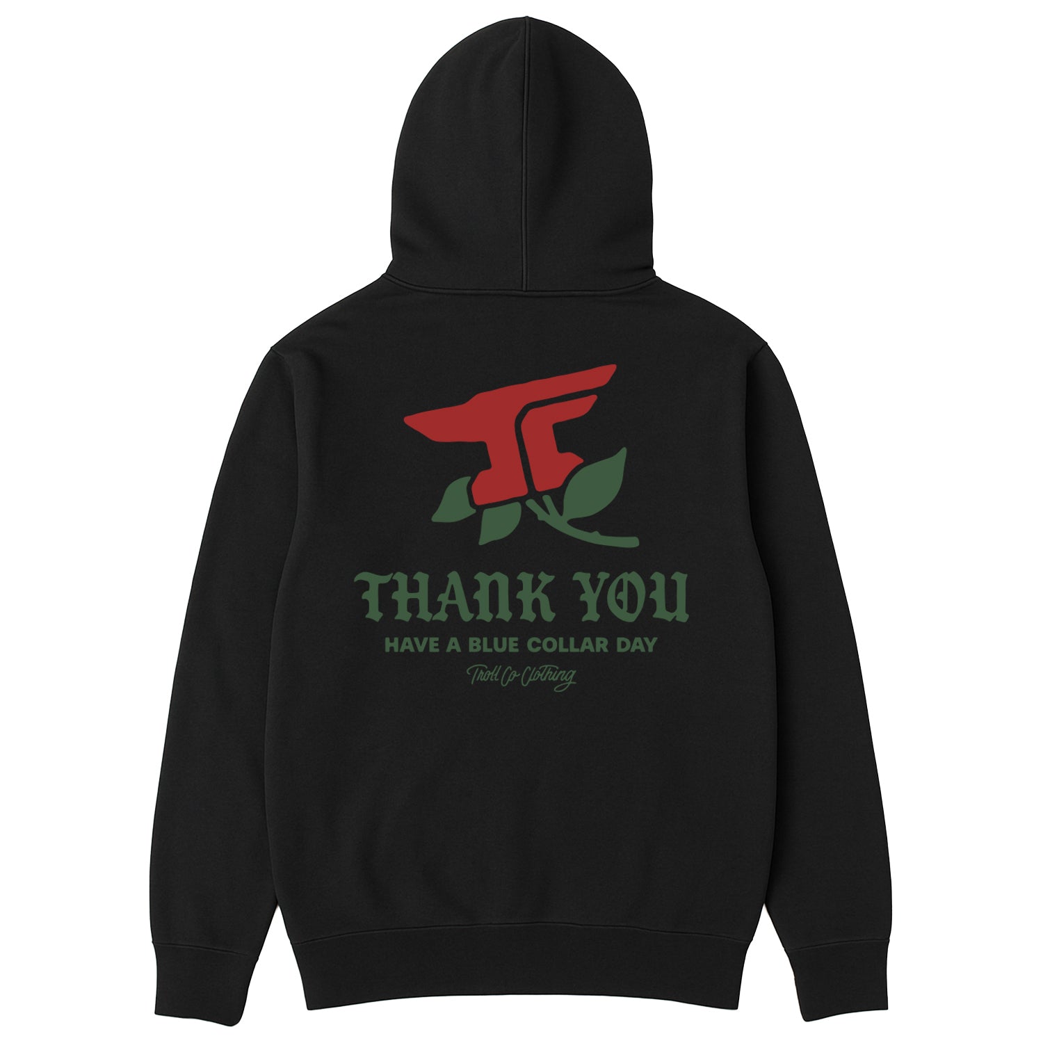 Men's Thank You Hoodie | Color: Black