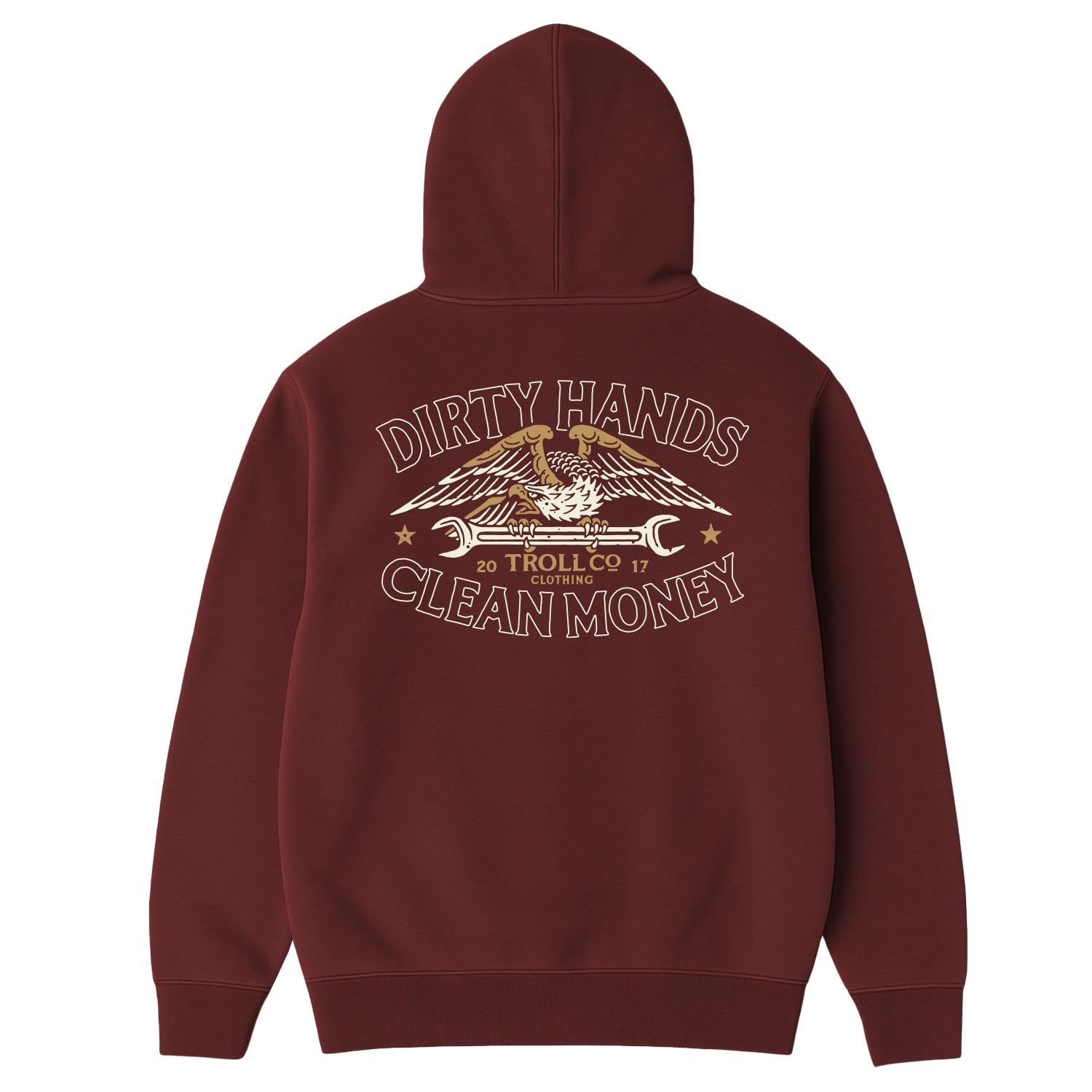Men's DHCM Wing Spanner Hoodie | Color: Port