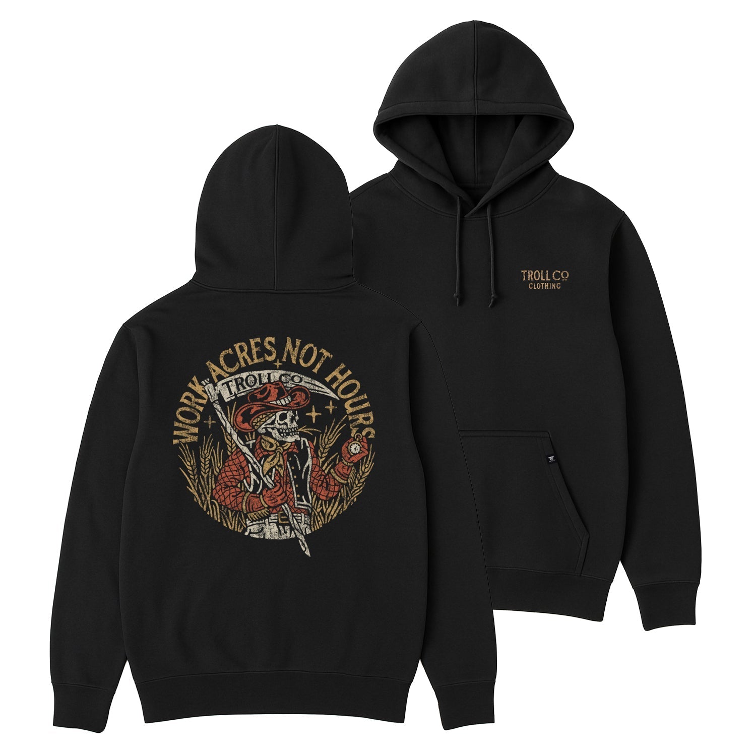 Men's Work Acres Hoodie | Color: Black
