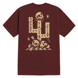 Men's SBC Cactus T-Shirt | Color: Port