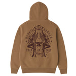 Men's WHUS Twins Hoodie | Color: Dark Tan