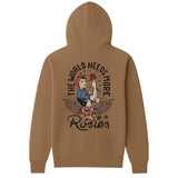 Women's Rosie Hoodie | Color: Dark Tan