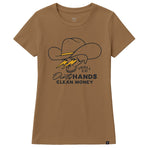 Women's Savage T-Shirt | Color: Dark Tan