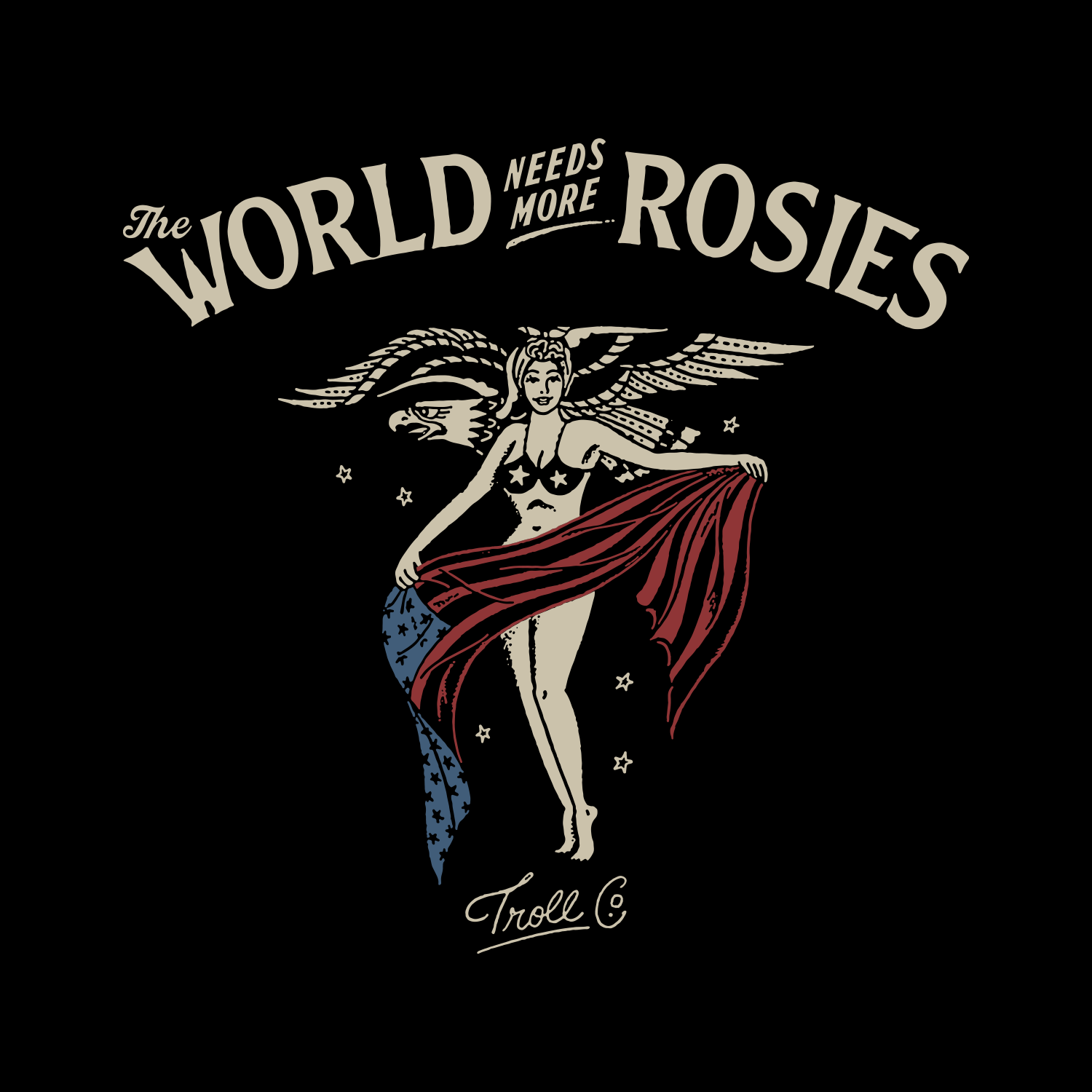 Women's Rosies World Hoodie | Color: Black