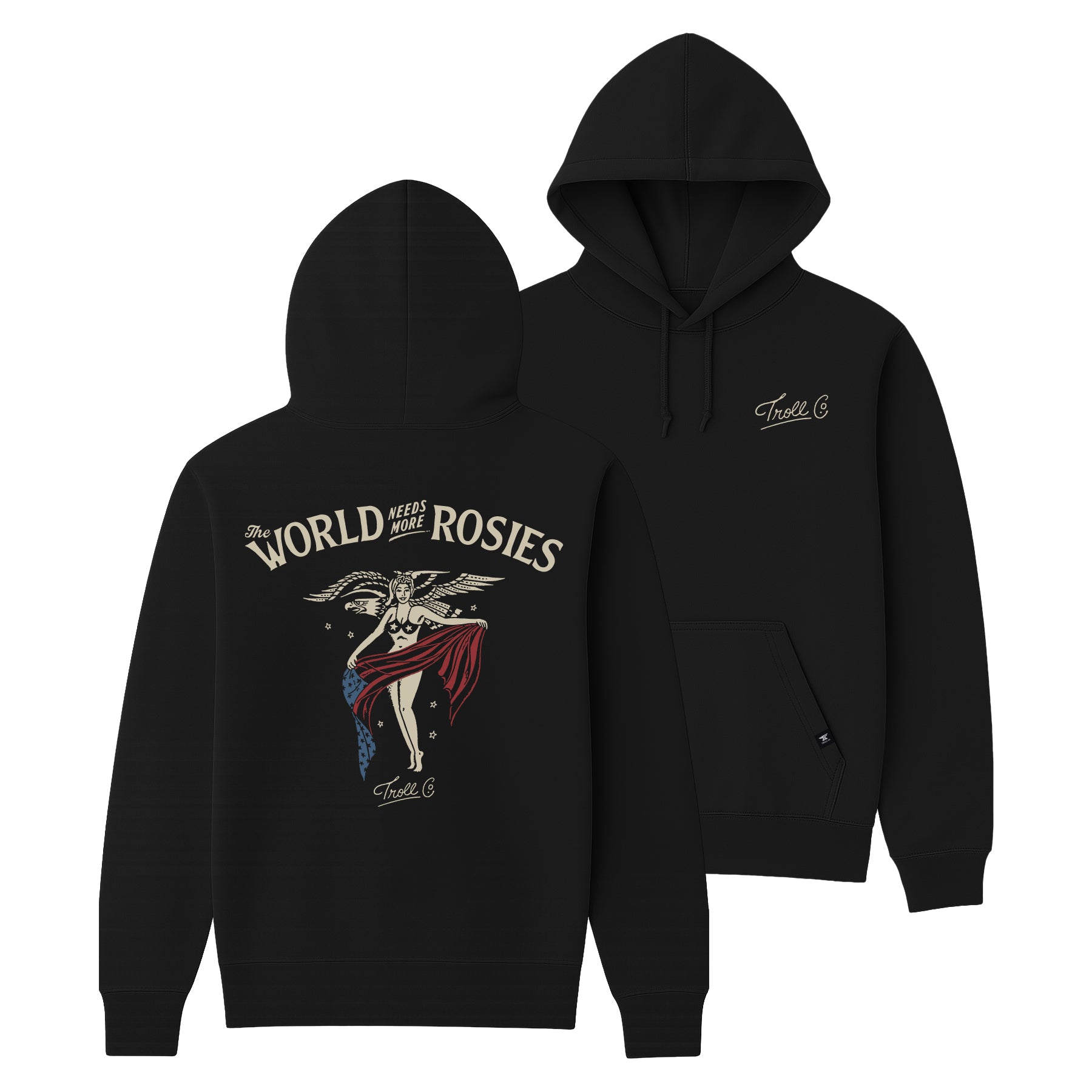 Women's Rosies World Hoodie | Color: Black