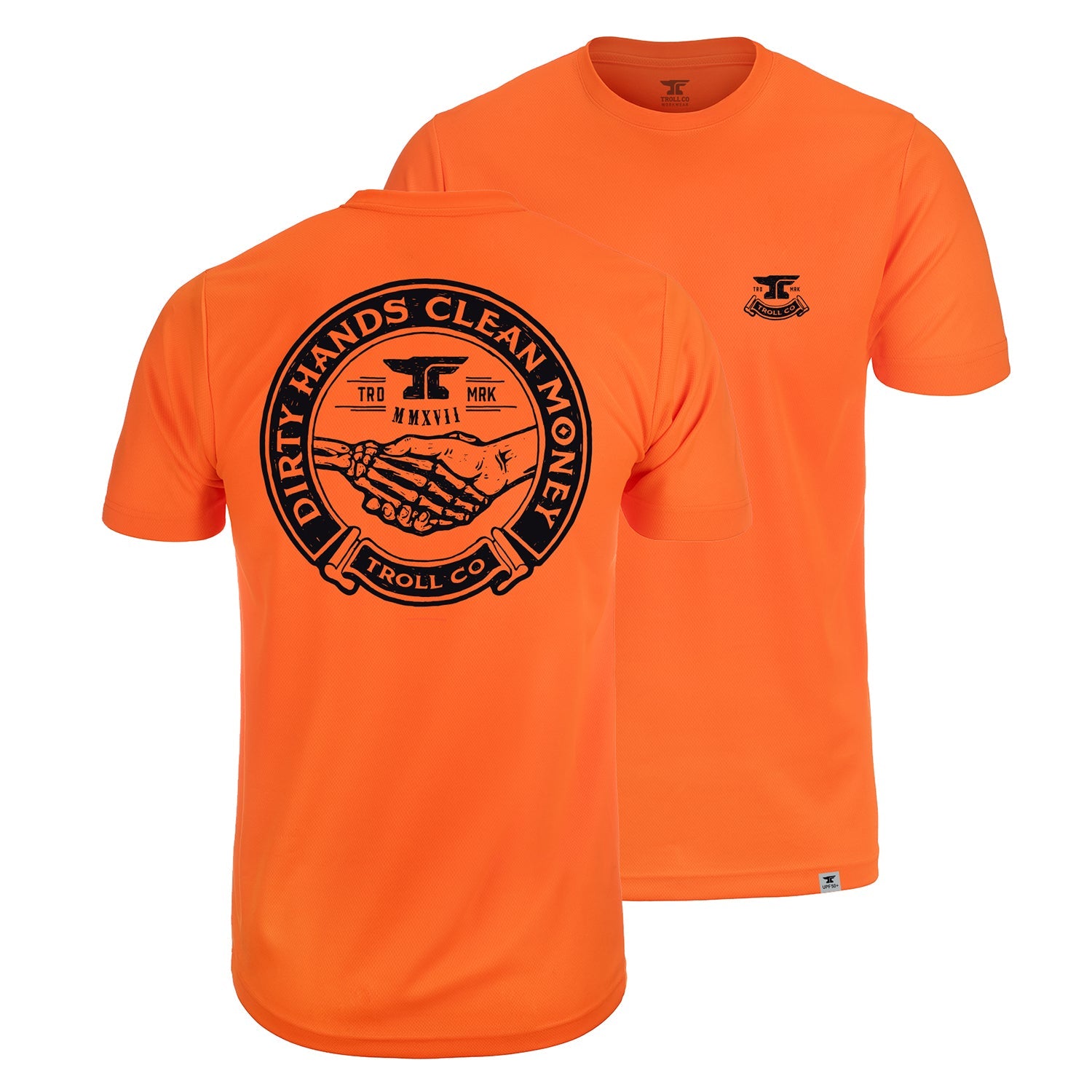 Men's DHCM Haggler Hi-Vis T-Shirt | Color: Bright Orange