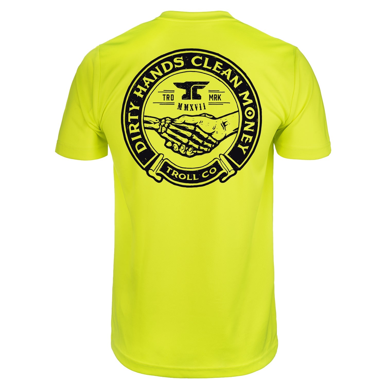Men's DHCM Haggler Hi-Vis T-Shirt | Color: Bright Lime