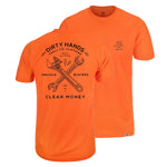 Men's DHCM Twisting Wrenches Hi-Vis T-Shirt | Color: Bright Orange