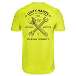 Men's DHCM Twisting Wrenches Hi-Vis T-Shirt | Color: Bright Lime
