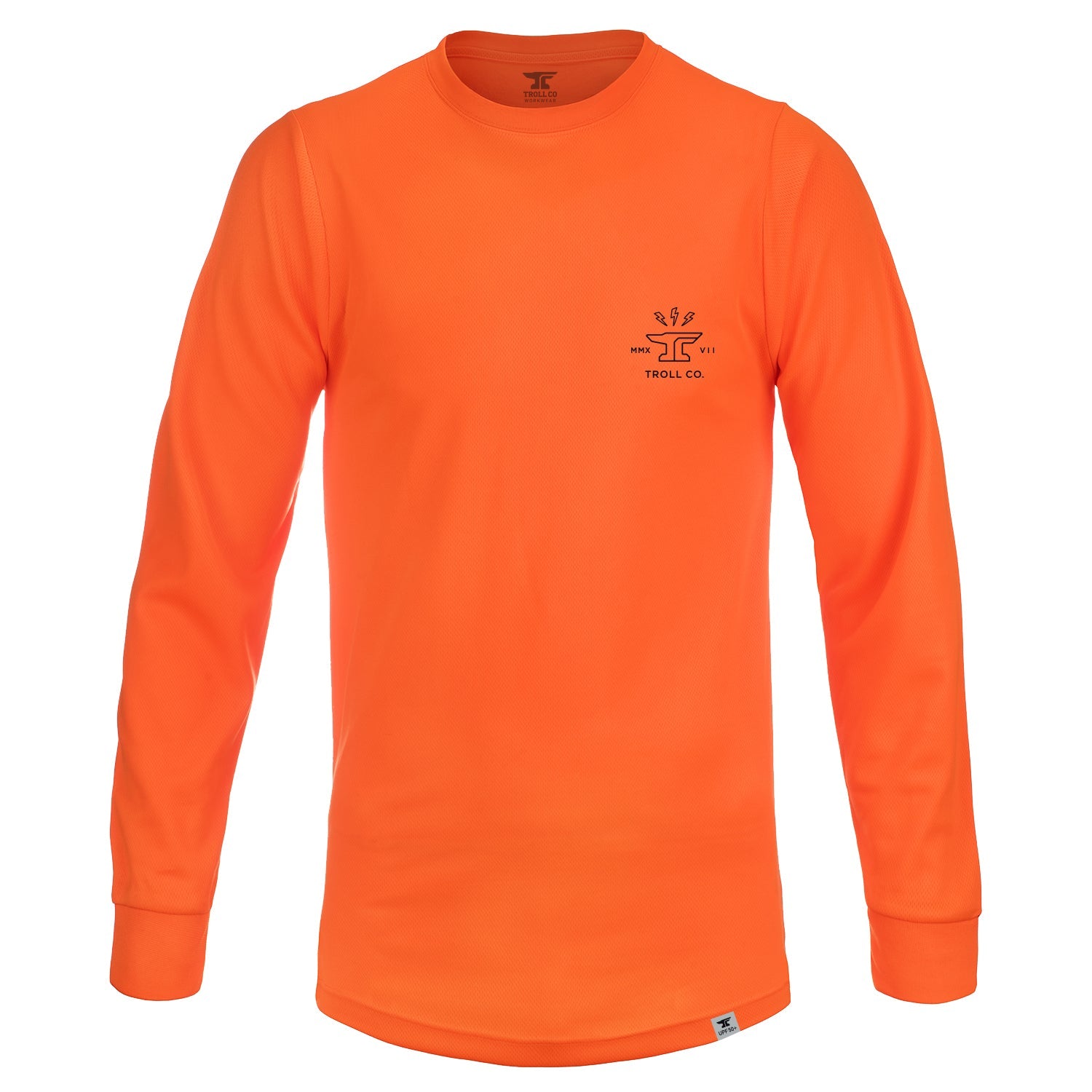 Men's DHCM Twisting Wrenches Long Sleeve | Color: Bright Orange