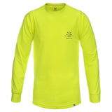 Men's DHCM Twisting Wrenches Long Sleeve | Color: Bright Lime