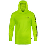 Men's DHCM Anvil Hi-Vis Hooded Long Sleeve | Color: Bright Lime