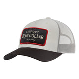 SBC Barricade Curved Brim Trucker Hat | Color: White Black