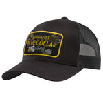 SBC Barricade Eagle Curved Brim Trucker Hat | Color: Black