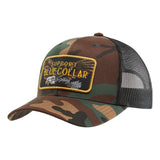 SBC Barricade Eagle Curved Brim Trucker Hat | Color: Camo