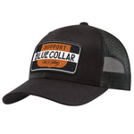 SBC Barricade Shield Curved Brim Trucker Hat | Color: Black