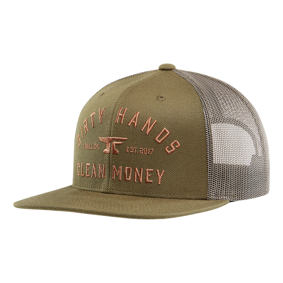 DHCM Classic Trucker Hat | Color: Military Green