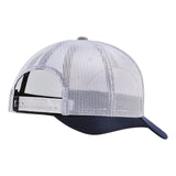 DHCM Patch Curved Brim Trucker | Color: Gray Heather Navy