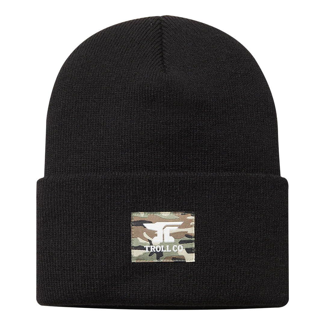 Anvil Woven Label Beanie | Color: Black