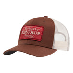 Barricade Anvil Curved Brim Trucker Hat - Brown