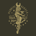 Men's Working Wrench Hoodie | Color: Military Green