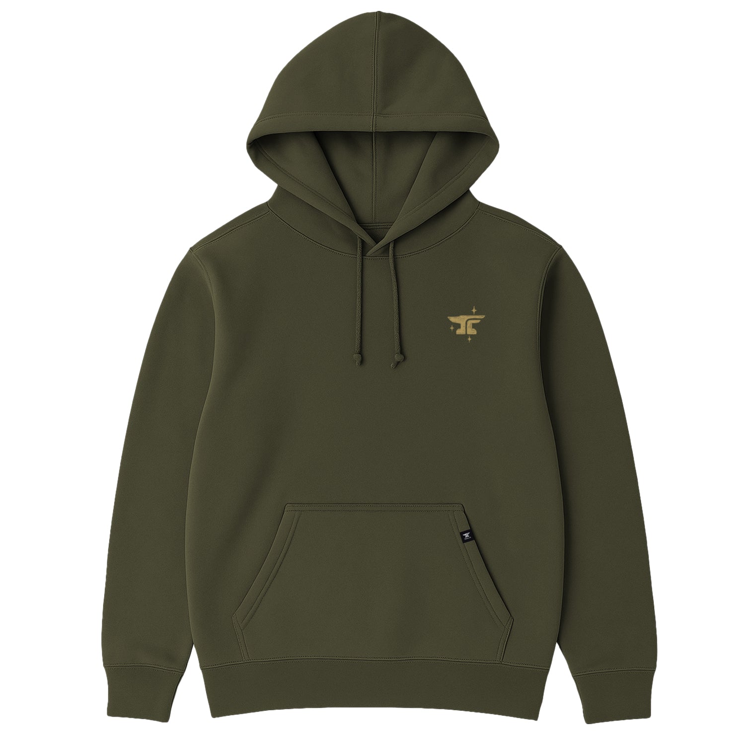 Men's Working Wrench Hoodie | Color: Military Green