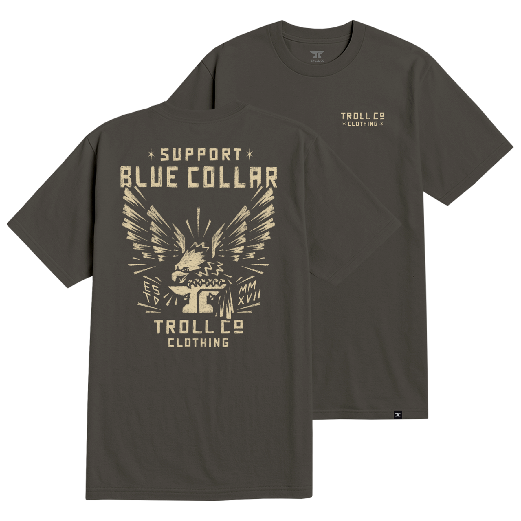 Men's SBC Perched T-Shirt | Color: Tar