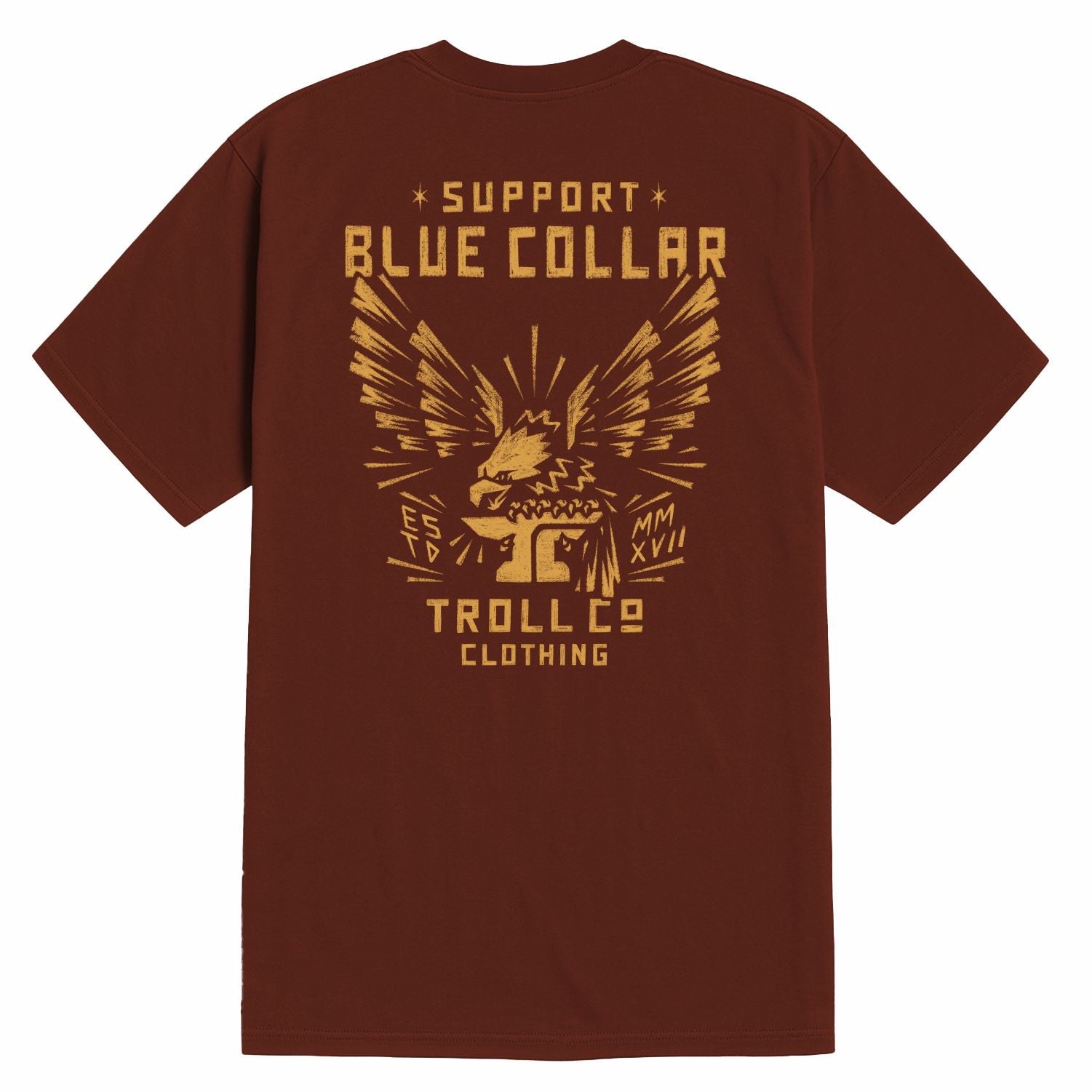 Men's SBC Perched T-Shirt - Color: Red Clay