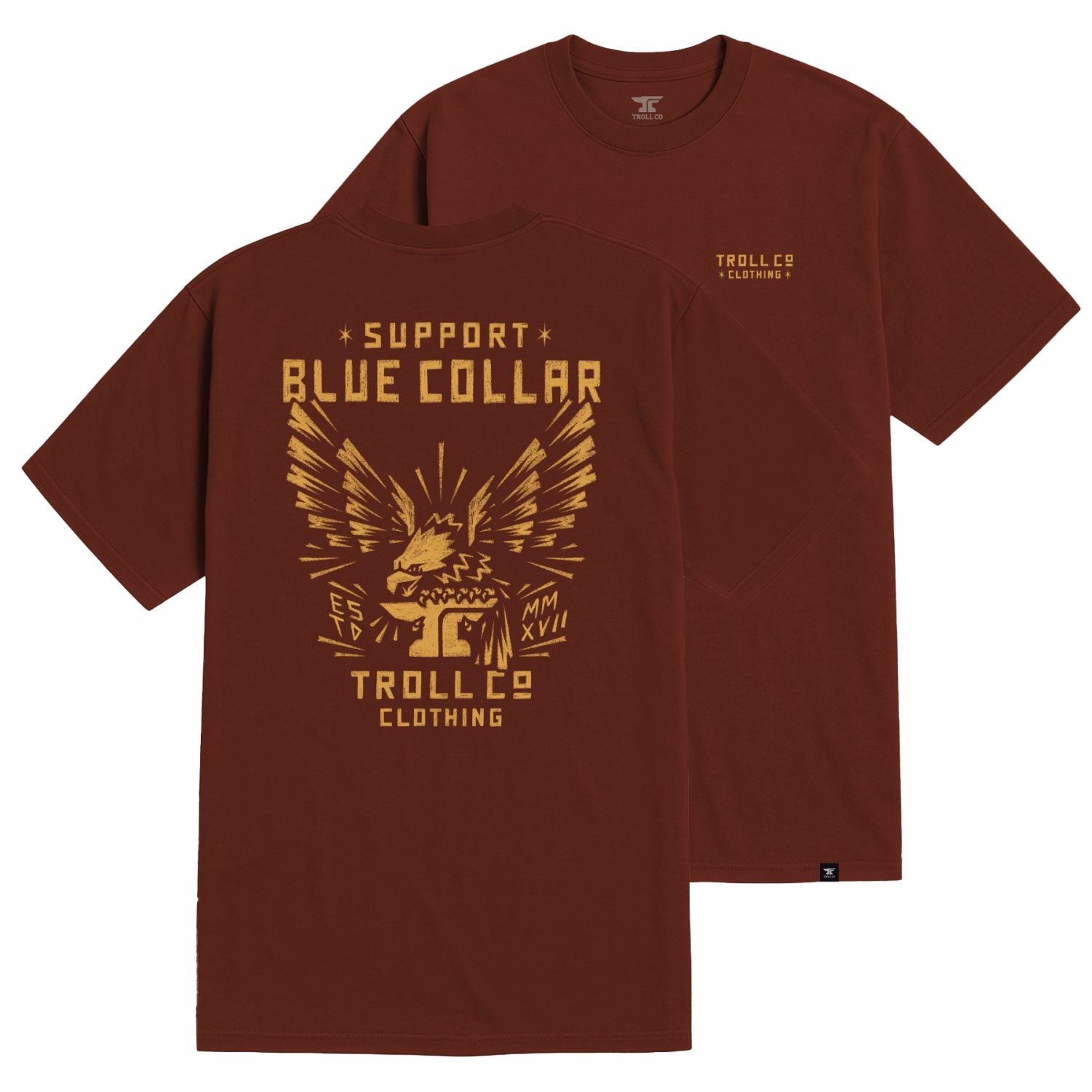 Men's SBC Perched T-Shirt - Color: Red Clay