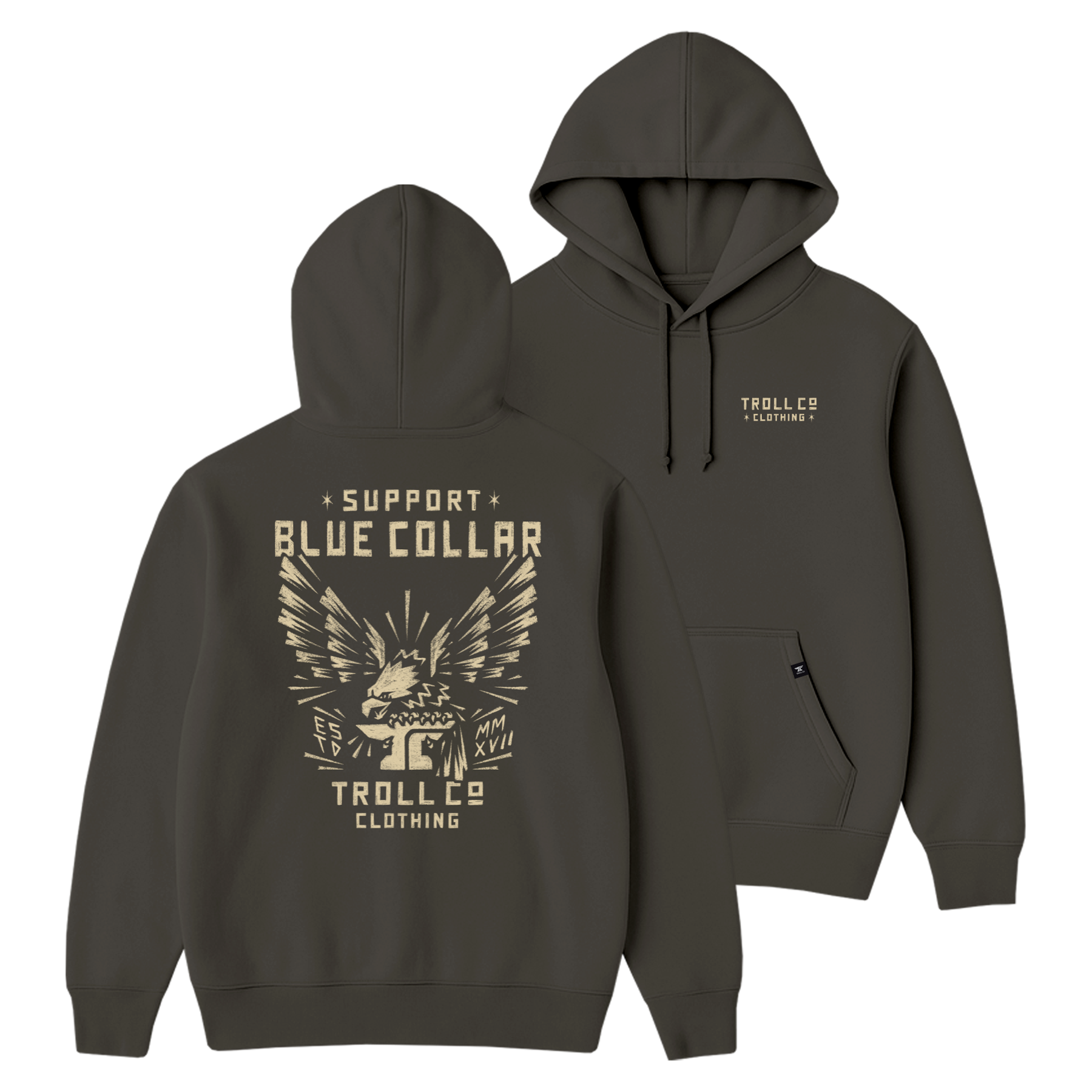 Men's SBC Perched Hoodie | Color: Tar