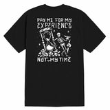 Men's Pay Me Hourglass T-Shirt - Color: Black
