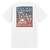 Men's Pay Me Hourglass T-Shirt - Color: White