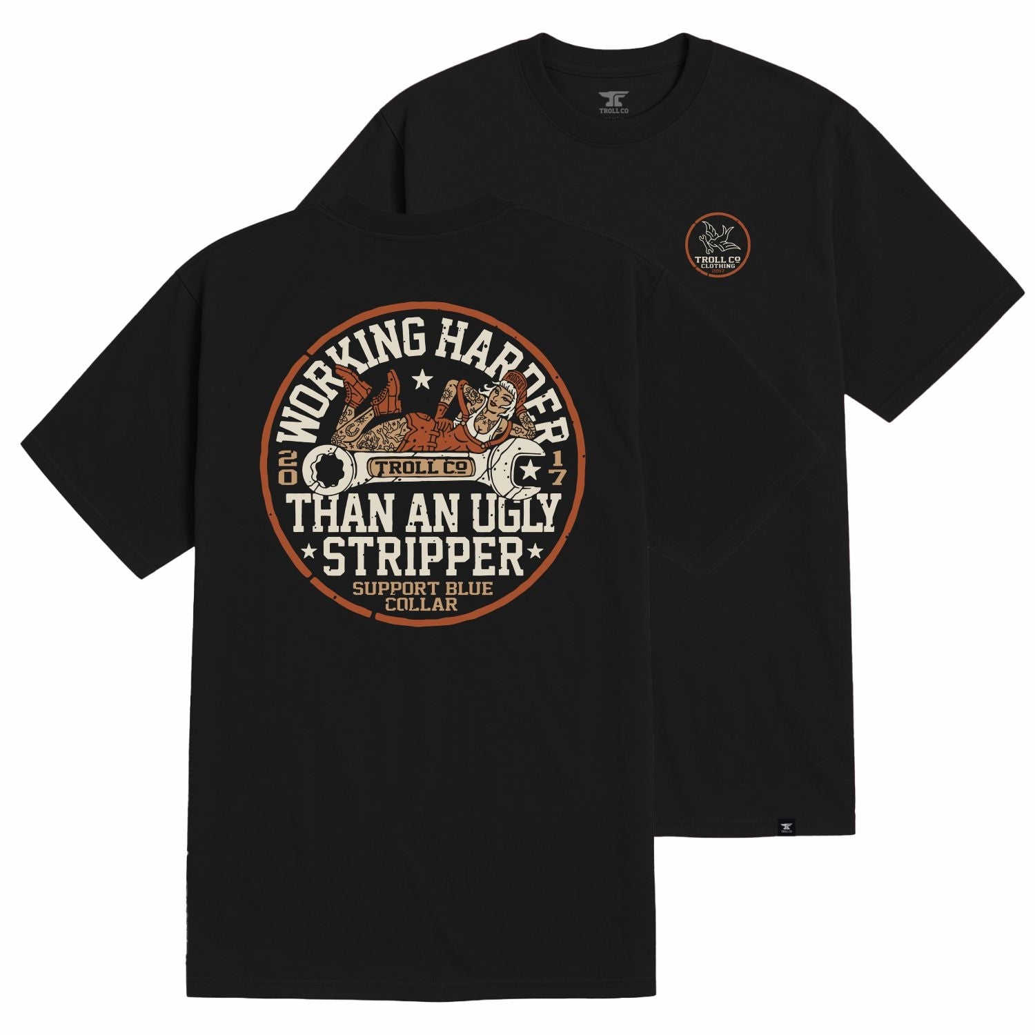 Men's WHUS Poser T-Shirt - Color: Black