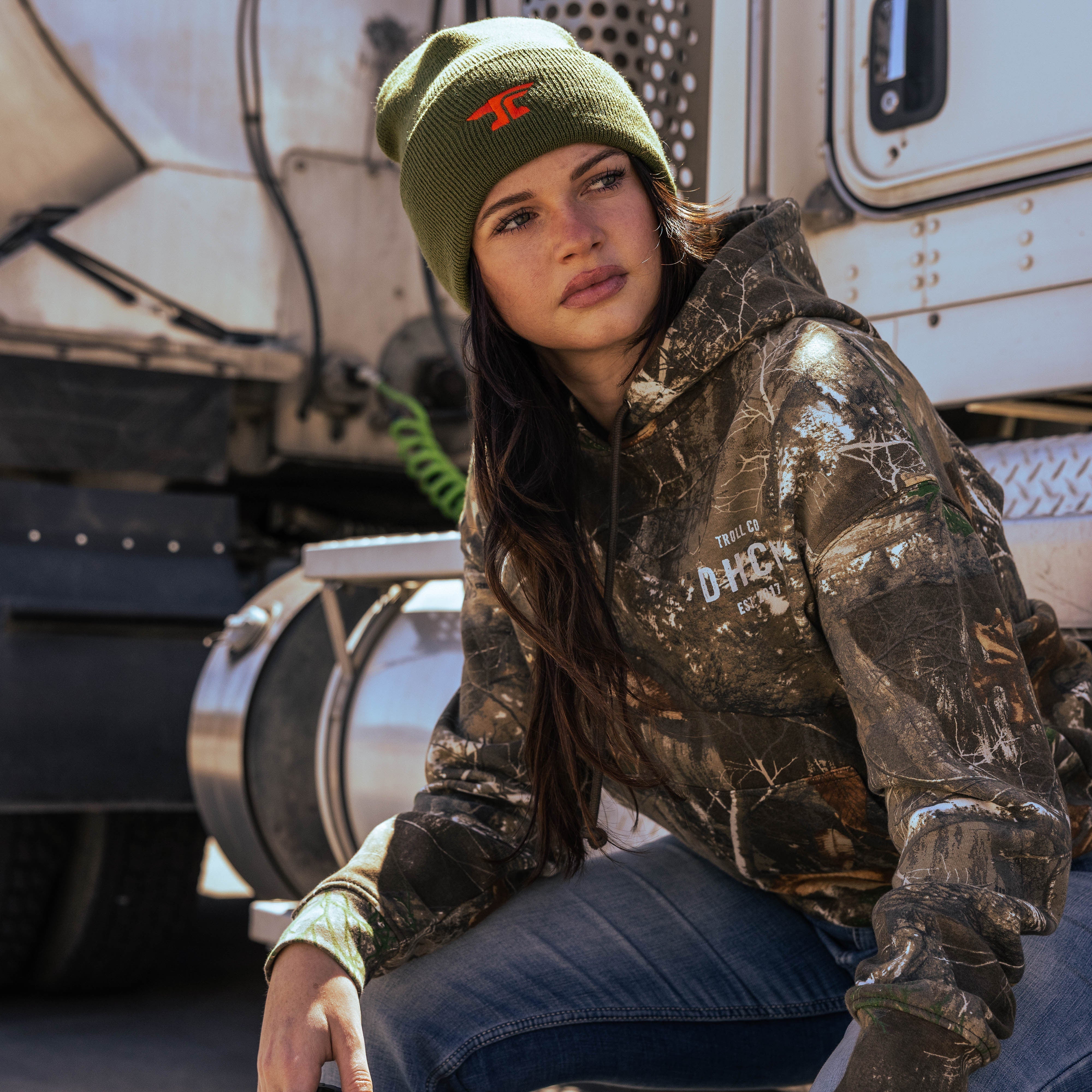 Anvil Beanie | Color: Military Green