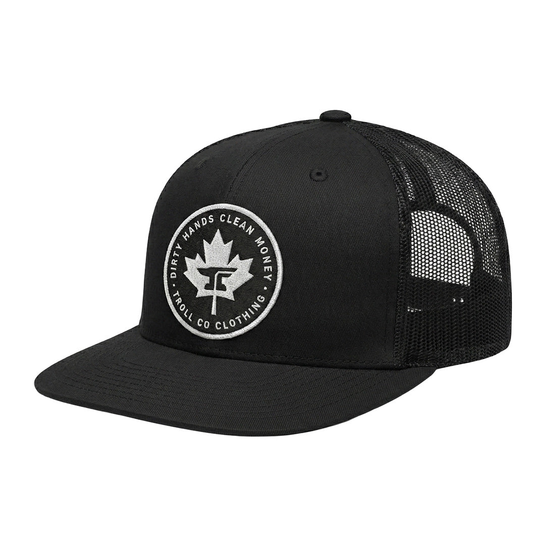 DHCM Anvil Leaf Trucker - Black