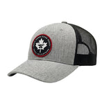 DHCM Anvil Leaf Curved Brim Trucker - Gray