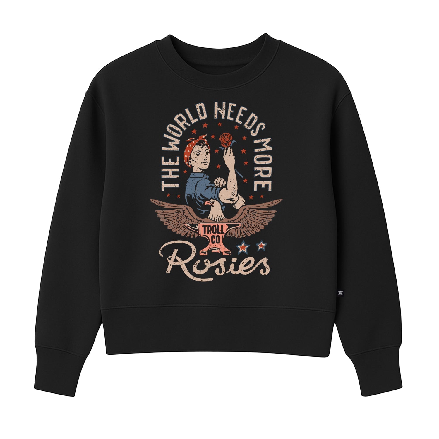 Women's Rosie Crewneck - Color: Black