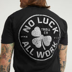 Men's NOLAW Broken Clover T-Shirt - Black/White