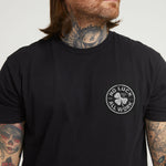 Men's NOLAW Broken Clover T-Shirt - Black/White
