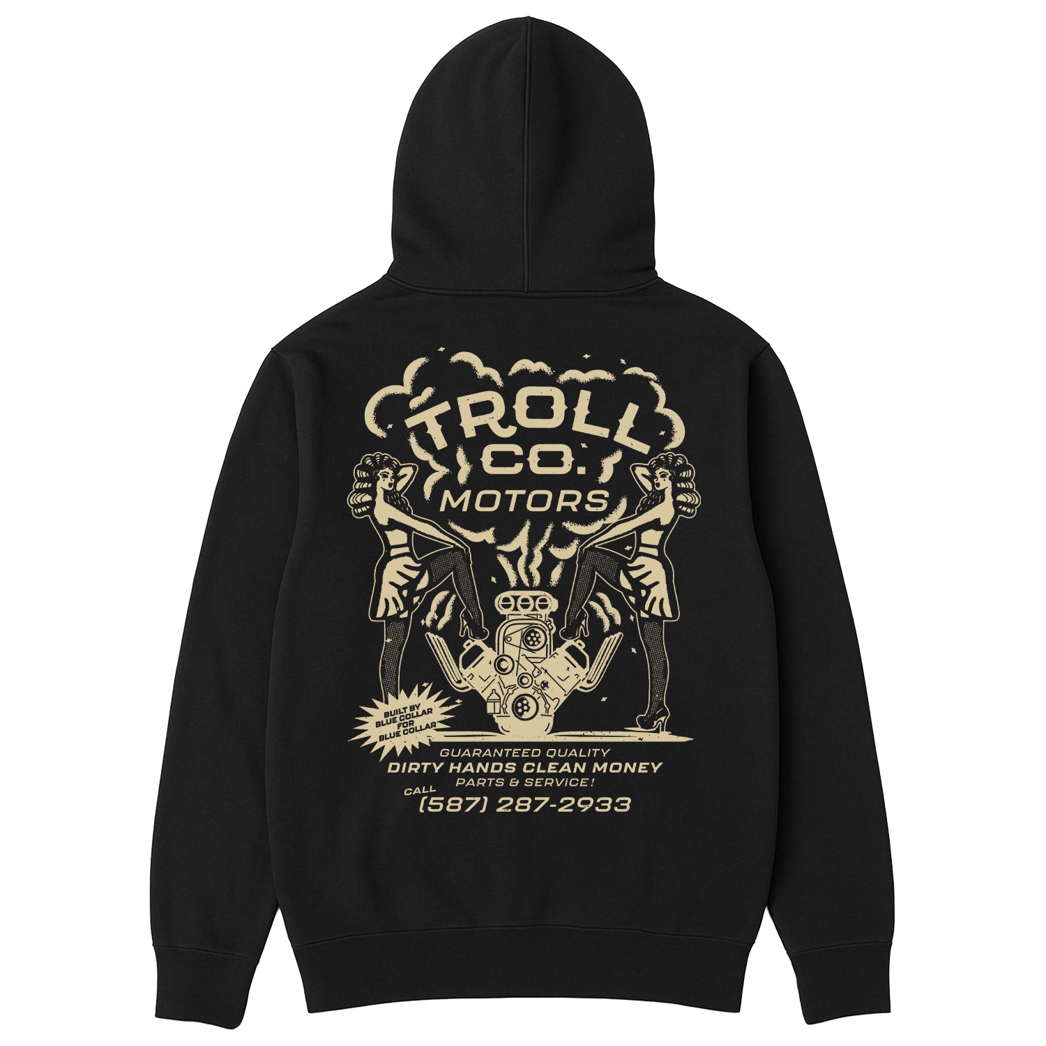 Troll Co | Troll Co Motors Hoodie in Black