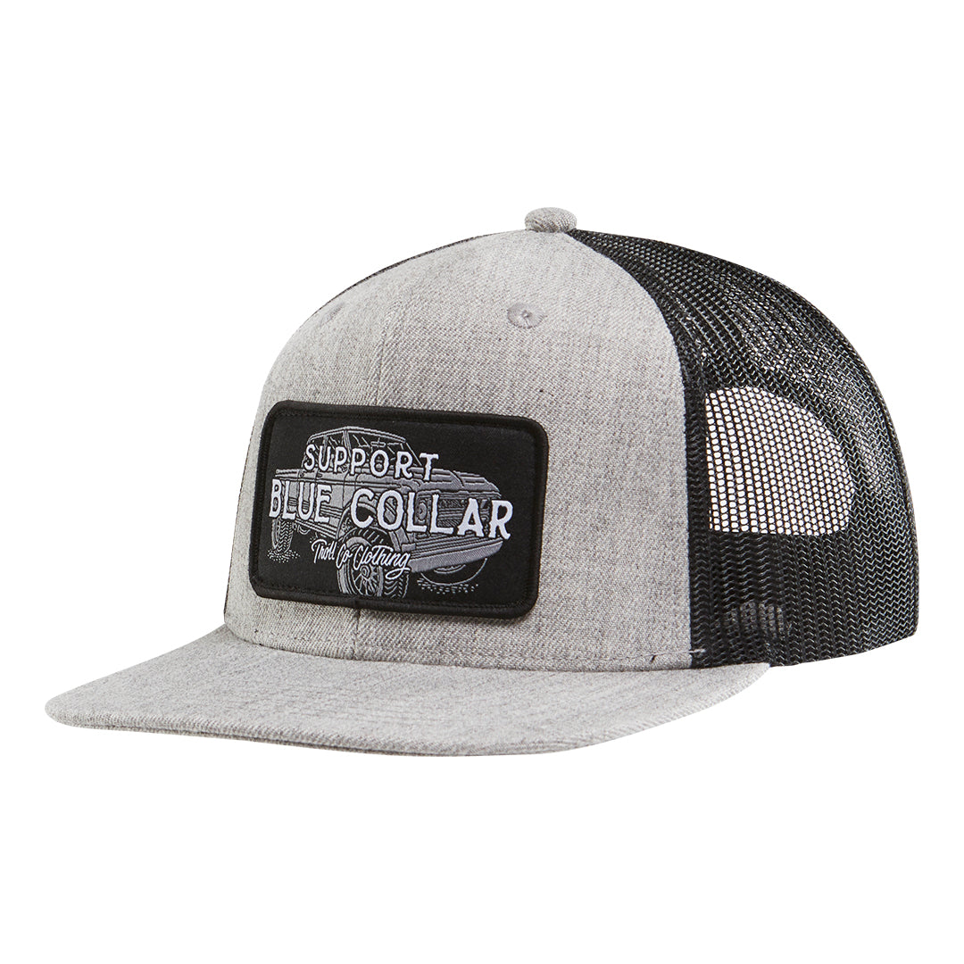 SBC Barricade Truckin Trucker Hat | Color: Gray Heather Black