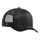 I Anvil Blue Collar Curved Brim Trucker Hat | Color: Black