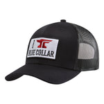 I Anvil Blue Collar Curved Brim Trucker Hat | Color: Black