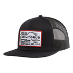 Gas and Grub Trucker Hat | Color: Black