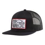 Gas and Grub Trucker Hat | Color: Black