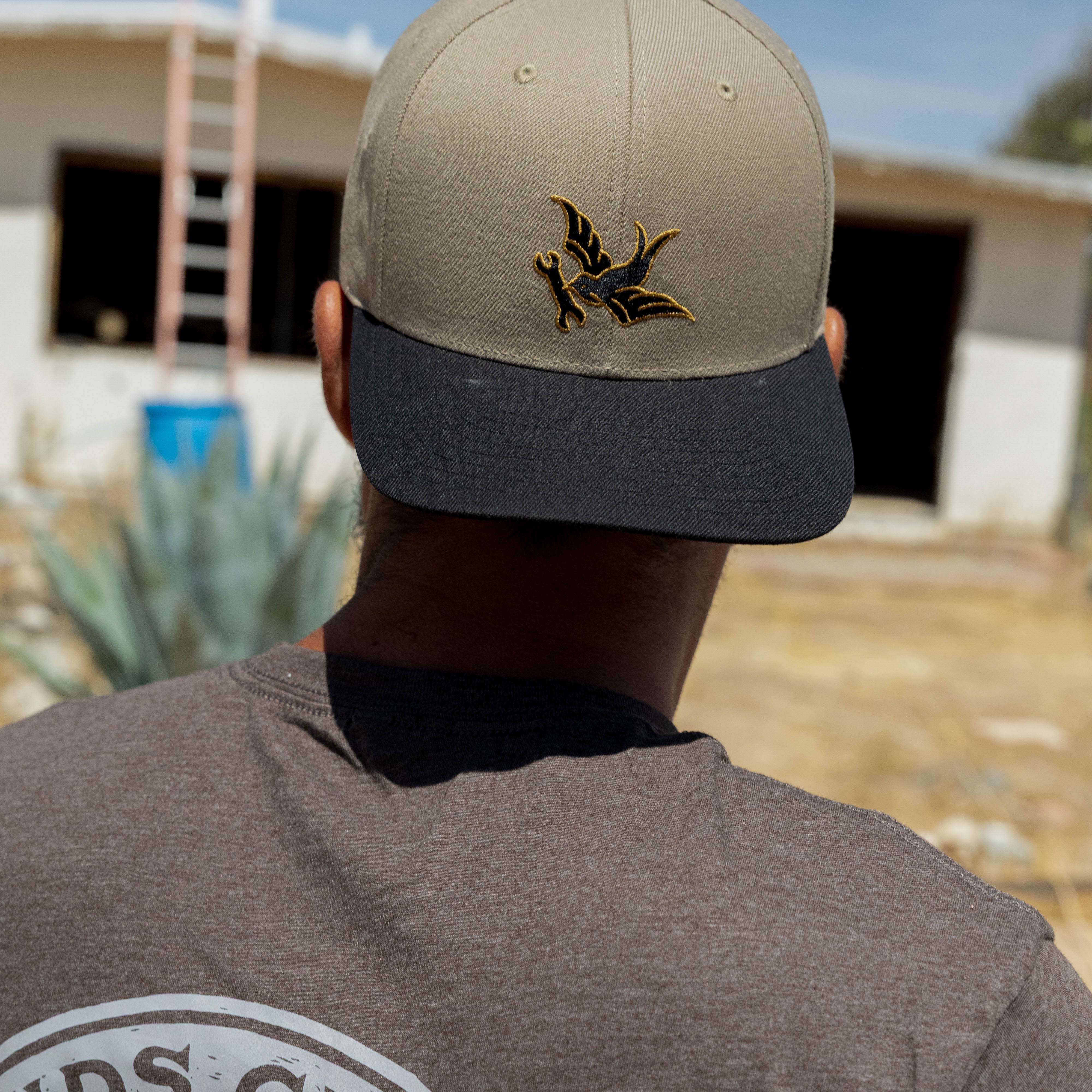 Sparrow Curved Brim Hat | Color: Putty Black